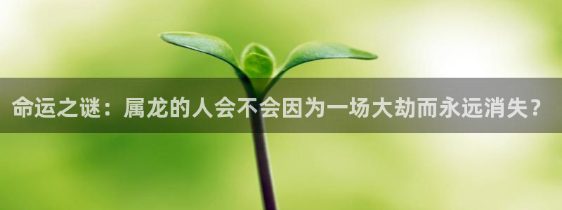 壹号平台下载：命运之谜：属龙的人会不会因为一场大劫而永远消失？